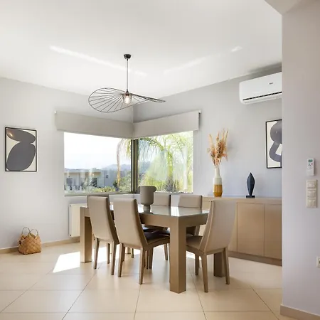 Quiet Aviana,garden, Heated Pool,bbq,jacuzzi Vila Gerani (Chania)